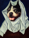 Print of a french bulldog portrait by Jane Talton